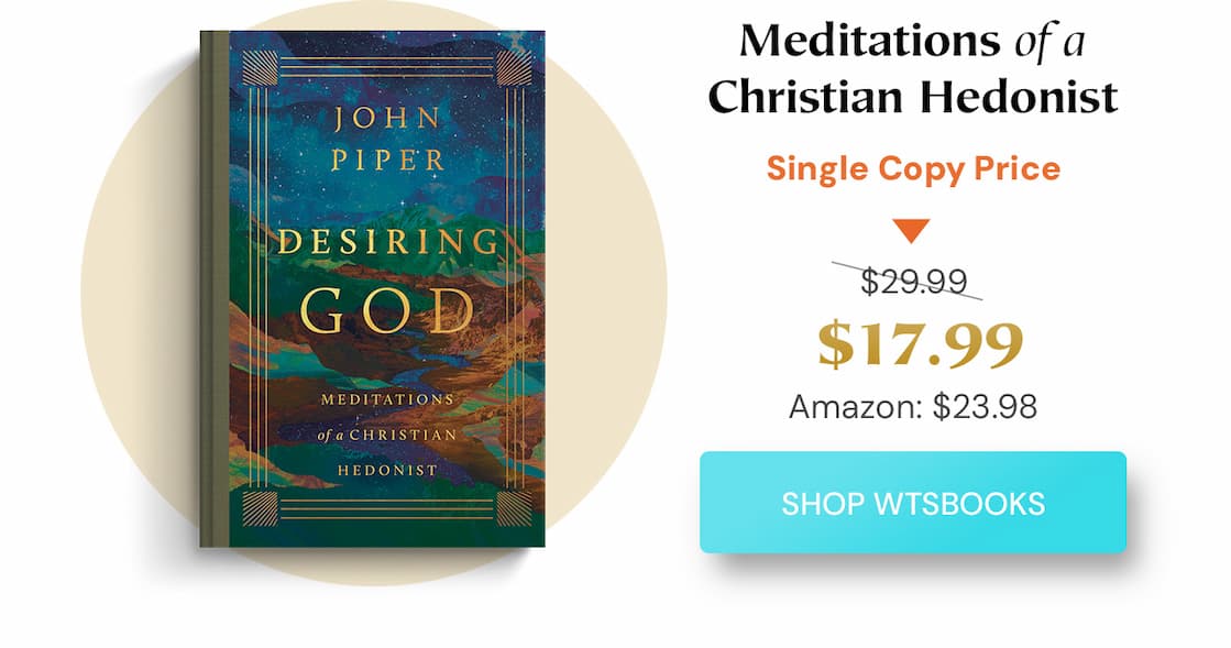 Finding Lasting Joy in God and His Promises  Explore John Piper’s vision for a Christian life shaped by deep satisfaction in God with three of his most influential works. Desiring God presents the foundations of Christian Hedonism, The Pleasures of God explores what brings delight to God himself, and Future Grace shows how trusting God’s promises for the future transforms the way Christians live today.  Together, these revised editions offer a rich, Scripture-centered vision of God’s glory and the believer’s joy, helping readers fight sin, grow in faith, and find lasting satisfaction in Christ.
