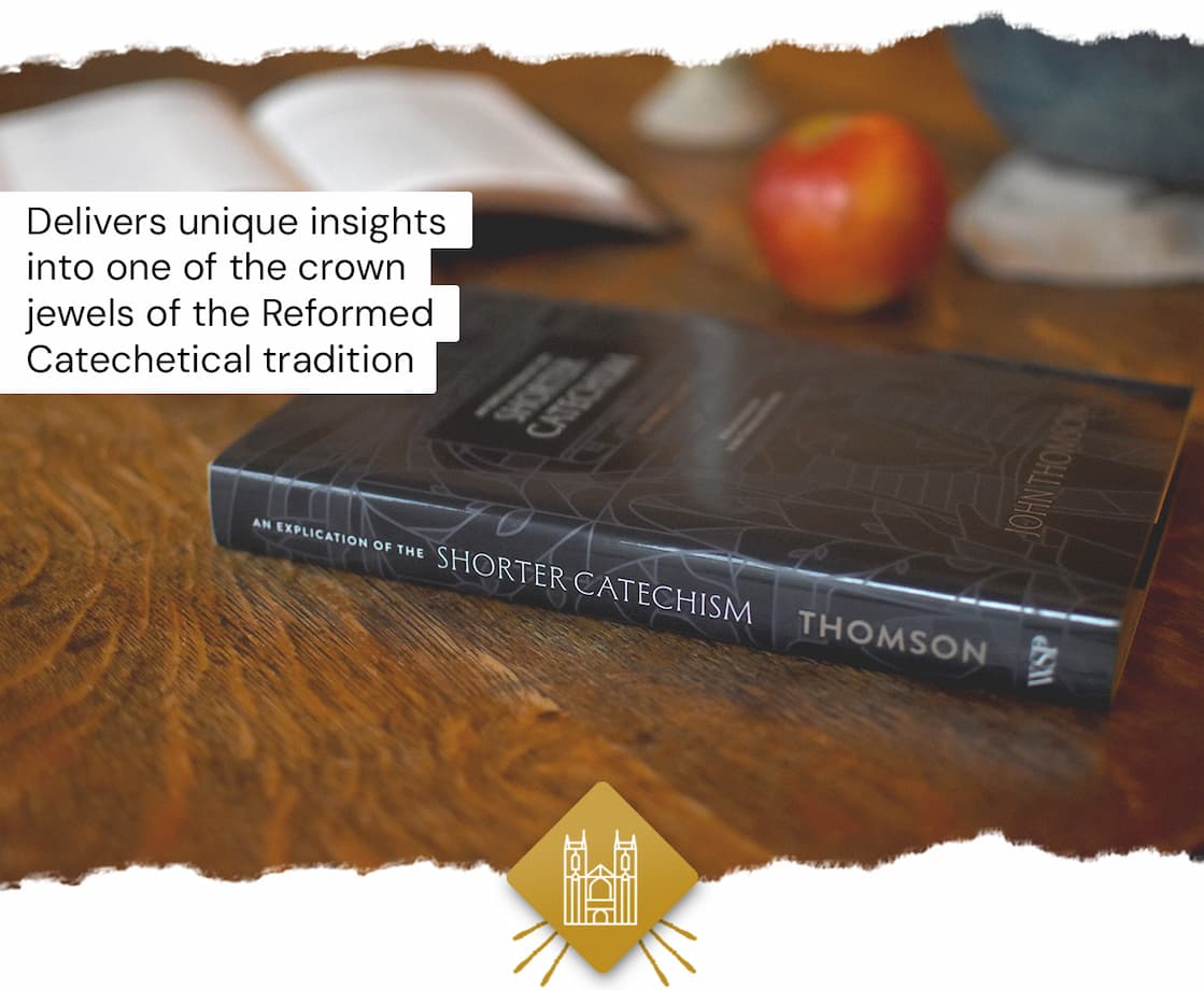 "There is no study of the Catechism quite like this one." - excerpt from Chad Van Dixhoorn's Preface John Thomson’s Explication offers a commentary on the Westminster Shorter Catechism that is approachable by scholars and families alike. Each question and answer of the WSC is listed along with a number of sub-questions which seek to unpack and elucidate the details of the WSC’s questions. A treasure trove for pastors and parents, Thomson’s Explication delivers unique insights into one of the crown jewels of the Reformed Catechetical tradition.