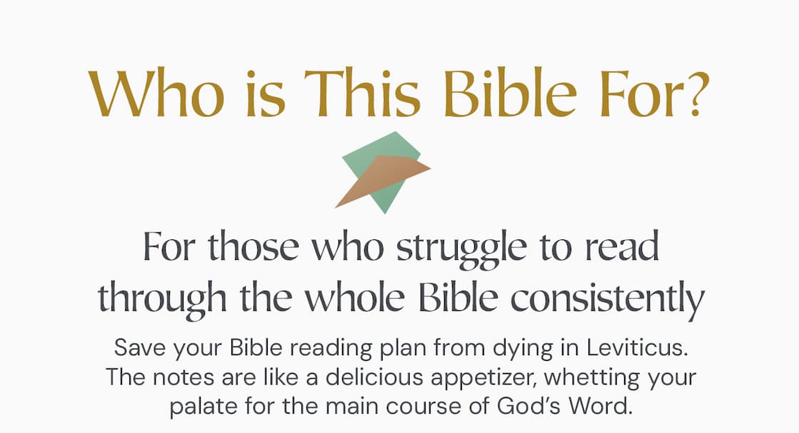 Guided Notes alongside the ESV Text Explore God's Narrative Storyline and Plan for Salvation The Bible is the epic story of the unfolding plan of God over the course of the history of the world. The One Story Bible leads readers on a journey through this storyline from start to finish, with conversational commentary written by pastor Greg Gilbert interspersed throughout the full ESV text. With the aim of encouraging interaction and contemplation passage by passage, Gilbert explains how every part of Scripture fits together and is ultimately centered on Christ. Particularly suitable to those who are new to the Bible but rich with insights for even the most seasoned Bible reader, The One Story Bible will draw readers in as they see their place in the greatest story ever told.
