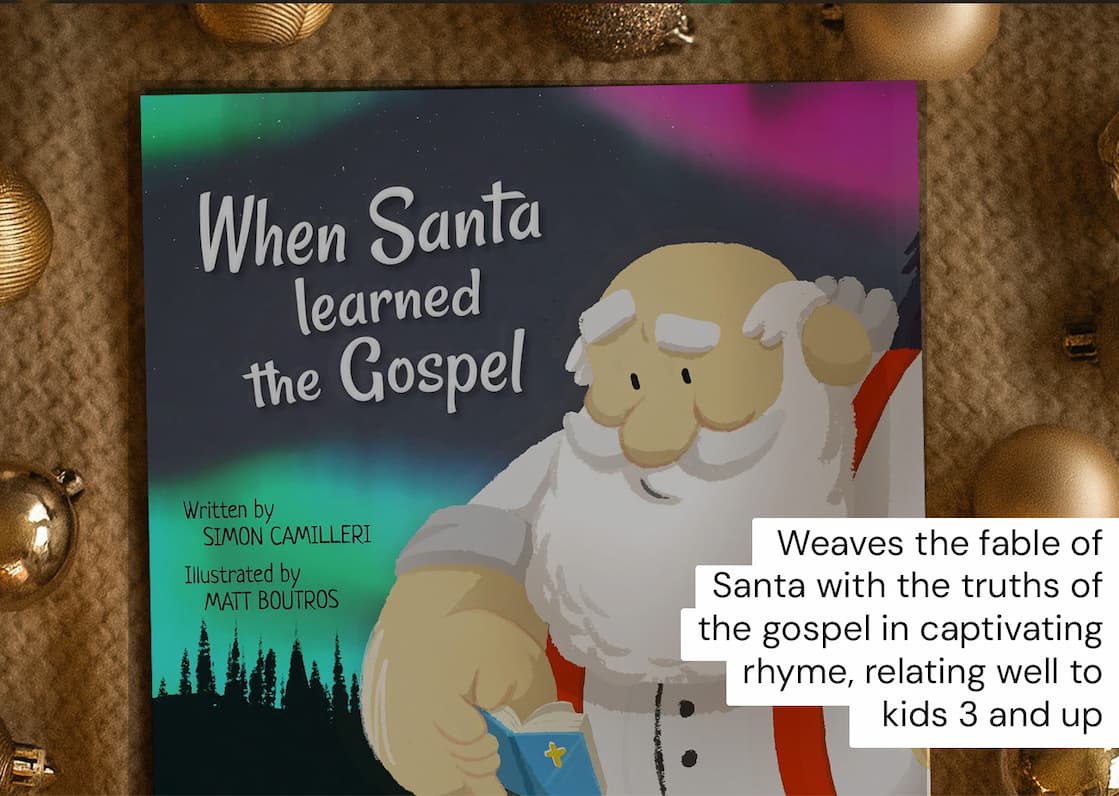 When Santa learned the gospel, he first heard it from an elf. This tiny Santa's helper had just learned of it herself. A child had asked for Christmas to receive a Bible book This elf had made one in the shop, then paused to have a look. Follow Santa's journey in this unique Christmas fable as he learns about Jesus' message of grace and discovers what it means for both the naughty and the nice.