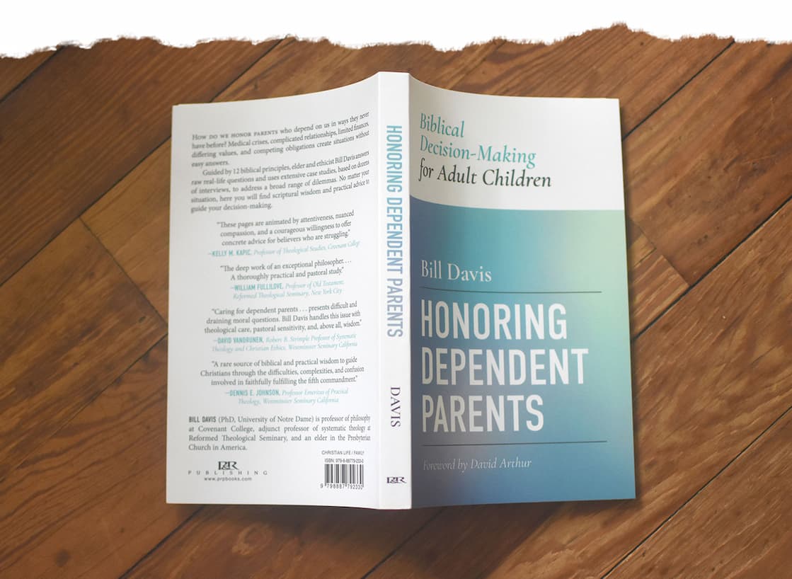 How do we honor parents who depend on us in ways they never have before? Medical crises, complicated relationships, limited finances, differing values, and competing obligations create situations without easy answers.  Guided by 12 biblical principles, elder and ethicist Bill Davis answers raw real-life questions and uses extensive case studies, based on dozens of interviews, to address a broad range of dilemmas. No matter your situation, here you will find scriptural wisdom and practical advice to guide your decision-making.