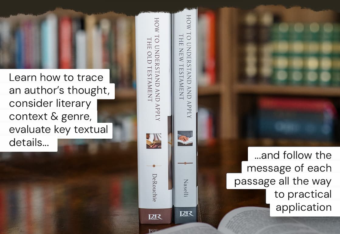 Every Christian wants to understand the Bible more deeply—but knowing how to move from reading the text to interpreting and applying it faithfully can feel overwhelming. This two-volume set provides a clear path forward by equipping believers to study, teach, and apply the entire Bible with confidence. Grow in your ability to handle God’s Word faithfully and discover how the whole Bible points to the hope of the gospel and the glory of the Messiah.