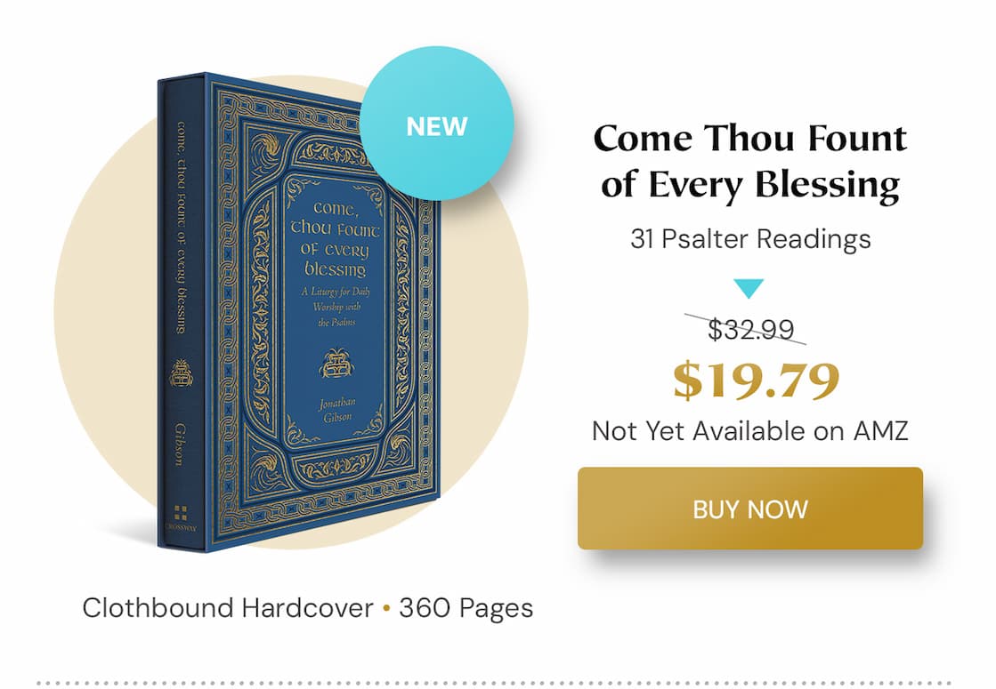With beautiful prose that draws readers into worship, the Psalms serve as the Bible's very own liturgy. But many lifelong believers encounter seasons when devotion grows dull, and Scripture reading becomes a matter of dutiful habit rather than heartfelt praise. Come, Thou Fount of Every Blessing offers a 31-day liturgical guide rooted in the Psalms, providing content, structure, and rhythms that center hearts on honoring our God.