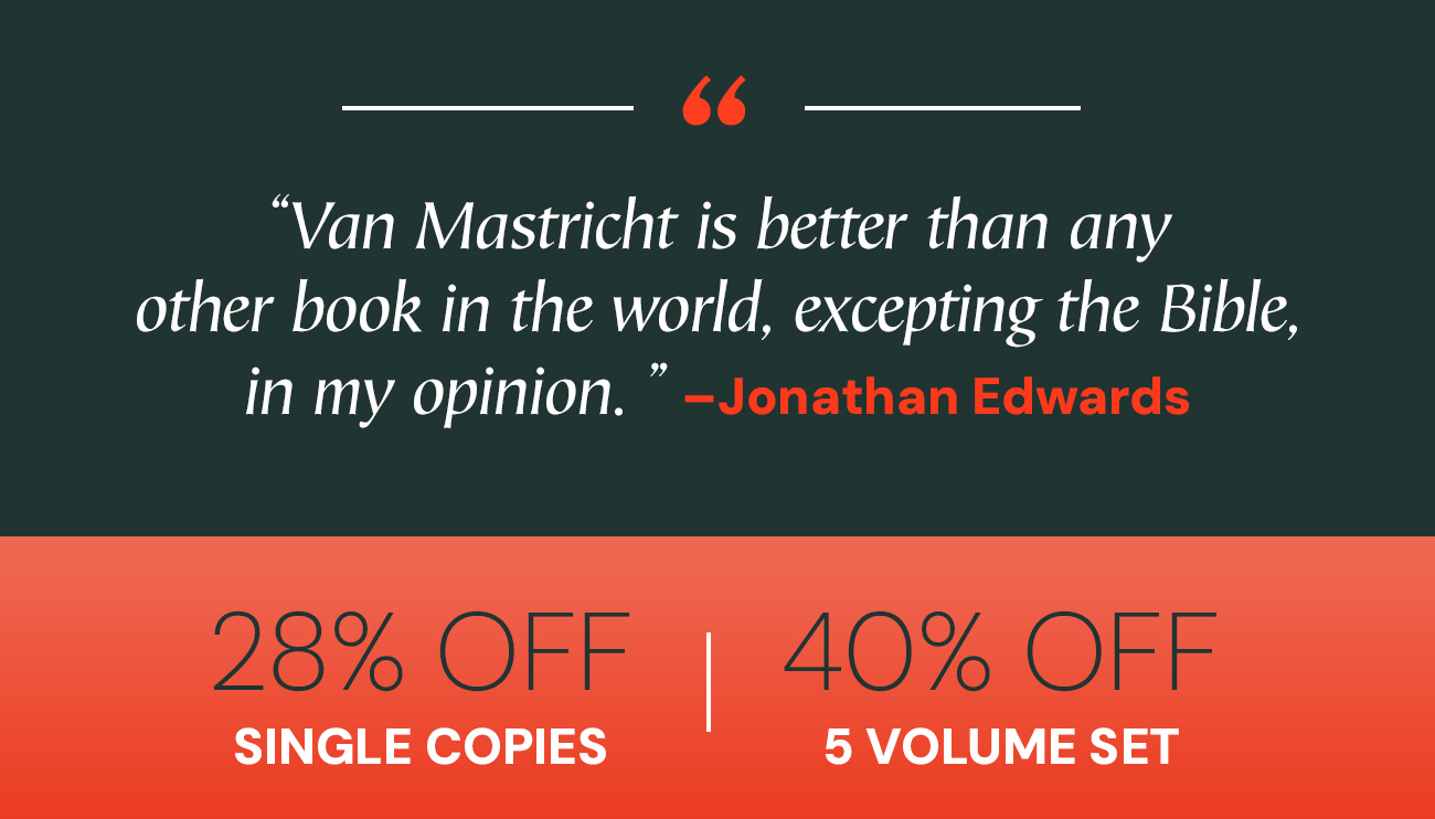 "Mastricht’s work was published originally in 1698-99 in Latin and represented a theological system still committed to, for example, Scripture as the foundational and final authority, the classic Trinitarian and Christological formulae of Western Christianity, the Reformed confessions and covenant theology, and a vibrant emphasis on practical preaching." - Todd Rester
