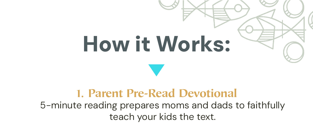 Lead Your Family Through the Gospel of Mark  If you are like most parents, you may struggle to find the time to read the Bible for yourself, much less the time to instruct and train your children. That's exactly why Michael and Melissa Kruger wrote The Good News Family Devotional.