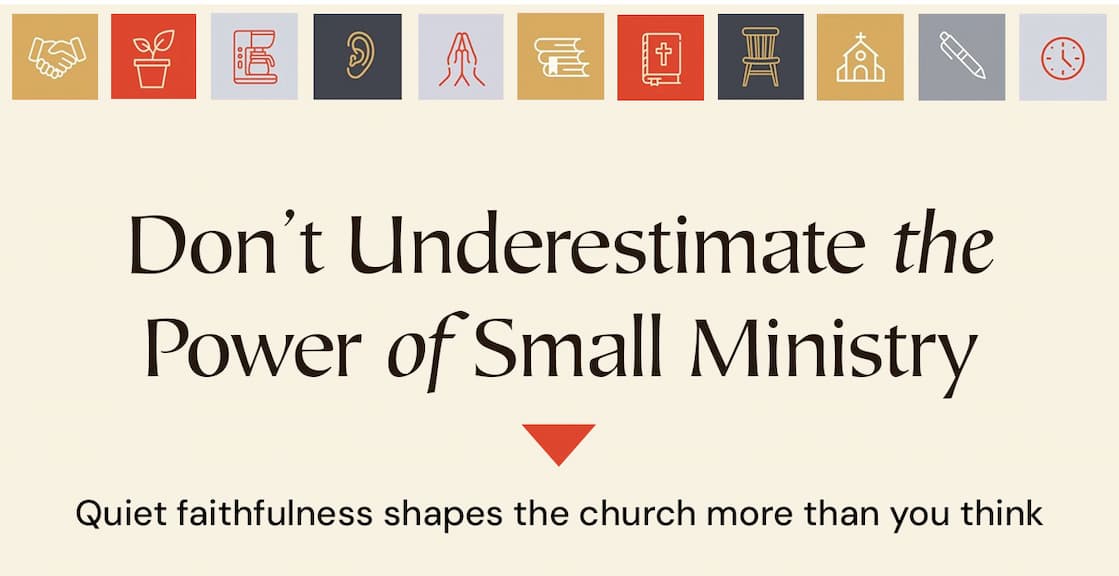 Christ can do a lot with a little—and he loves to bless his church through a pastor’s small acts of care. In thirty chapters, Reuben Bredenhof explores seemingly minor ministry activities and attitudes that can make a great impact on a flock. Celebrate God’s power at work through quiet, predictable faithfulness.