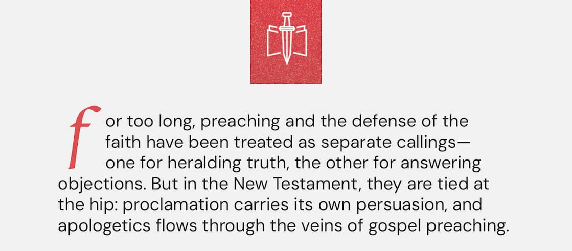 Preaching and apologetics were never meant to be strangers.  How should apologetics shape the pulpit? How do we expose unbelief while exalting the sufficiency of Christ? How do we preach sermons that both commend the gospel persuasively and confront unbelief faithfully? For too long, preaching and the defense of the faith have been treated as separate callings—one for heralding truth, the other for answering objections. But in the New Testament, they are tied at the hip: proclamation carries its own persuasion, and apologetics flows through the veins of gospel preaching.  In Pulpit Apologetics, Dr. William Robert Edwards draws on the theological vision of Cornelius Van Til to show how apologetics flows naturally from Christ-centered proclamation. Rather than seeing apologetics as a bolt-on argument or academic exercise, Edwards demonstrates that true persuasion comes through pressing the claims of Christ upon the conscience in the very act of preaching.  This book is for preachers, seminarians, and church leaders who long to press the crown rights of Christ with clarity, boldness, and persuasion in an age of skepticism and unbelief.