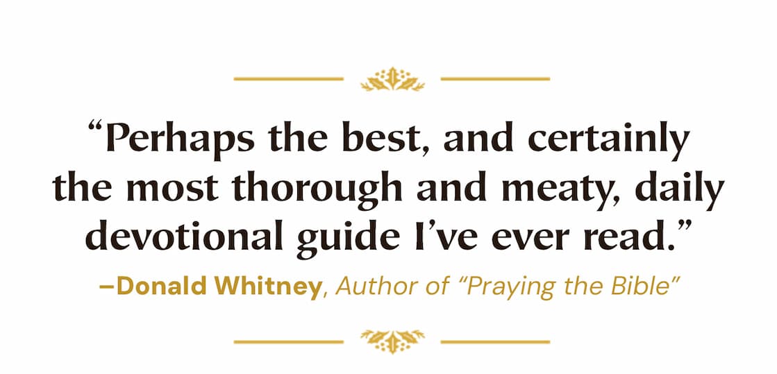 Enrich your rhythm of worship and deepen your journey through the church year with this elegant set of three liturgical devotionals. Each volume offers a rich structure of Scripture readings, historic prayers, hymns, creeds, and guided reflection, designed for daily use, family devotion, or personal meditation. Whether you are moving through ordinary time, preparing for God’s coming, or meditating on Christ’s passion and resurrection, these resources help you build a life shaped by the gospel. Thoughtfully composed and beautifully bound, this set invites you to view the calendar as sacred, to keep Christ at the center of every season, and to cultivate a steady heart of worship all year long.