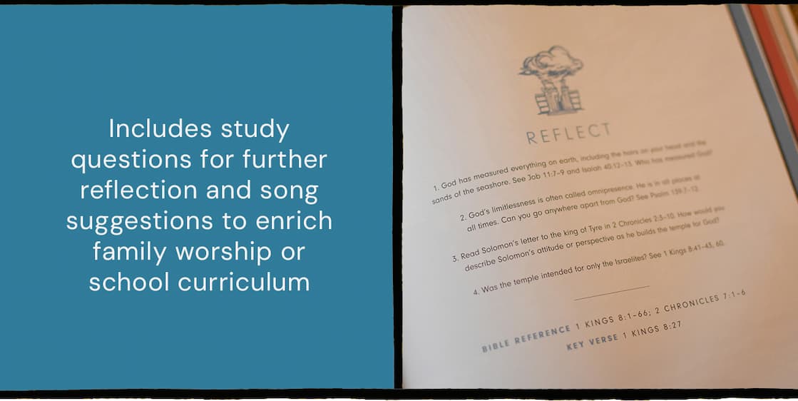 When you meet a new friend, how do you get to know them? You might ask their name, then what they're interested in. What are their likes and dislikes? The more time you spend with them, the more you get to know them. It's similar with God. As we spend time with God in his Word, we get to know him better. We learn his names, his attributes, and the different ways he reveals himself through stories, symbols, and imagery in Scripture.  In Who Is God? devotions written by Kate Hox are paired with illustrations by Joe Hox to present families with a big view of God, who is the same yesterday, today, and forever. Each devotion includes a captivating illustration, a key verse to remember, Bible passages for reference, reflection questions, and song suggestions.