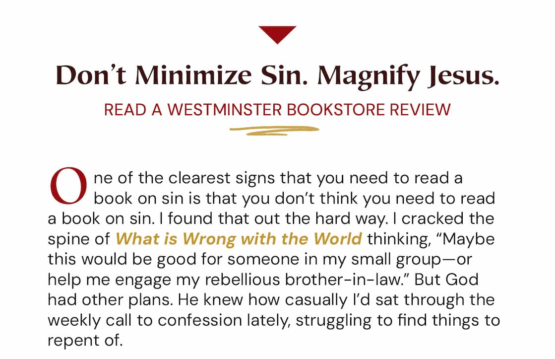 During his tenure as founding pastor of Redeemer Presbyterian Church in New York City, Timothy Keller explained on a weekly basis how the Bible provides the most comprehensive and sophisticated response to the fundamental questions of life. In What Is Wrong with the World?, based on a series of teachings given at Redeemer, Keller answers the title's pressing question by revealing that the only thing that can account for the world's pain and chaos is what the Bible calls sin. This clear-eyed and ultimately hopeful book reveals how sin is not simply a "bad" thing we do but something much more subtle and complex, affecting our relationships, our thinking, and every aspect of our existence. And only when we recognize sin for what it is can we find the profound, life-transforming answer our souls long for.