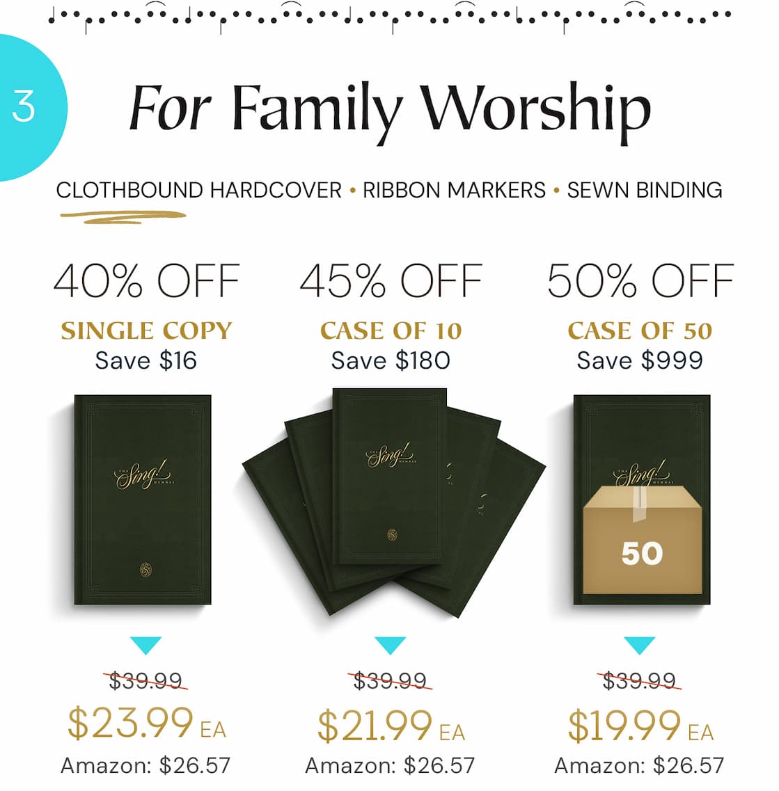 Hymnal from Keith and Kristyn Getty Highlights the Beauty of Christian Theology Through Worship  Blending music and poetry, hymns beautifully bring Christian theology to life. With each verse, rich lyrics echo the timeless truths of Scripture and proclaim the unchanging message of salvation. For centuries, Christians have used these treasured resources in private and corporate worship, and The Sing! Hymnal now presents the profound beauty of hymnody to the next generation.  Thoughtfully curated by award-winning hymn writers Keith and Kristyn Getty, The Sing! Hymnal hosts a collection of timeless classic and contemporary hymns, created to deepen worship and foster unity among God's people through the power of song. Featuring liturgical readings, psalms paired with popular hymns, useful indexes, and a durable, scuff-resistant cover, this hymnal is perfect for equipping attendees during Sunday morning services.