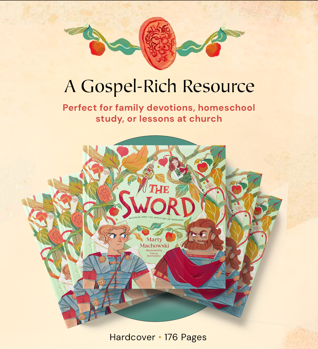 Following the format of his popular storybook studies, Machowski weaves a Bible study of the book of Romans with a fictional story. The Sword shares the story of Katana and Brant who find a wooden sword and ancient journal belonging to Magnus, a one-time gladiator who became a guard who watched over the apostle Paul while he was under house arrest. Their discovery leads the siblings on a quest to reveal the mystery of the swords by studying Magnus's journal. The Bible study portion of The Sword is presented as the study notes of Magnus. It was through his study of the gospel from Paul's letter to the Romans that Magnus received the Sword of the Spirit, the Word of God. Readers will learn alongside Katana and Brant the bad news of our sin and the good news that rescues us through the cross of Christ.