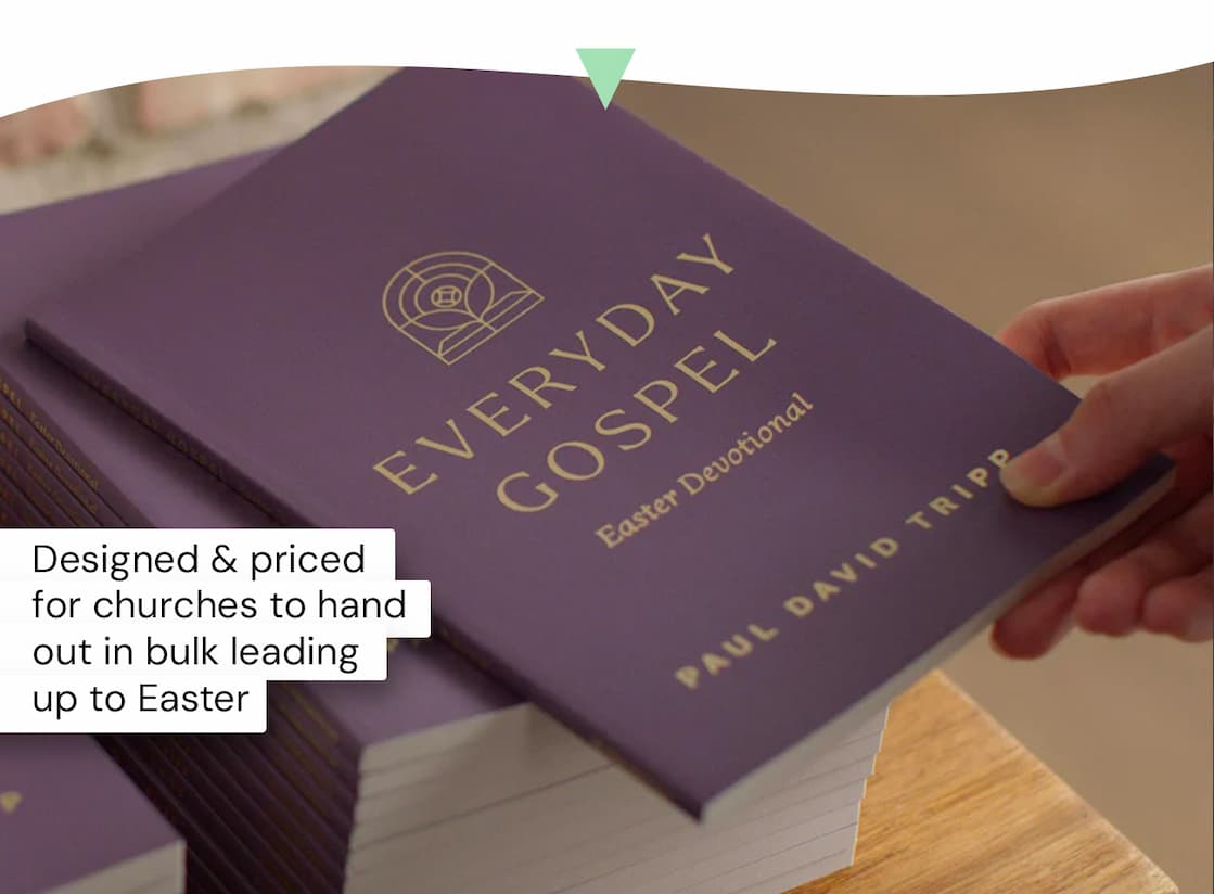 Celebrate Easter with 30 Devotions from Paul David Tripp That Connect Scripture to Everyday Life  While the life and death of Jesus are detailed in the four Gospels, the promise of salvation resounds throughout the Old and New Testaments. In this special Easter devotional, Paul David Tripp reflects on biblical events--from Genesis through Revelation--that tell of Christ's crucifixion and resurrection.  Adapted from Tripp's 365-day devotional, Everyday Gospel, this Easter edition features 30 selected entries to read up to Easter Sunday. With engaging questions for each day, it is ideal for personal study or family devotions as you celebrate the entire story of salvation and the resurrection of our Savior.