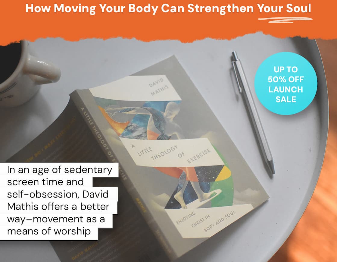 A Pastor Looks at Physical Exercise and Its Potential to Serve Spiritual Life and Joy We live in an age dominated by screens. For many, life is sedentary, and it's become increasingly difficult to prioritize physical activity. Quietly conformed to this new normal, they feel sluggish and unmotivated. Others, however, have become entangled in a fitness culture that prioritizes the self, fuels pride, and coddles idolatry. Is it possible to make exercise holy? A Little Theology of Exercise explores how stewarding our bodies can serve the soul, honor God, and bless others. Combining biblical texts with practical guidance, pastor and author David Mathis encourages readers to embrace modest exercise as a way to deepen their knowledge and enjoyment of Christ and then reflect his love in the world. By placing Christ at the center of physical training, readers will discover a greater joy in exercise and an even deeper joy in their relationship with God.