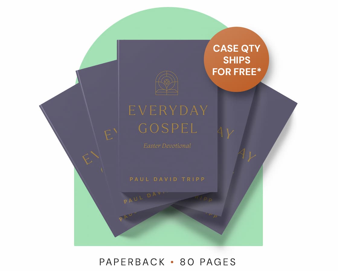 Celebrate Easter with 30 Devotions from Paul David Tripp That Connect Scripture to Everyday Life  While the life and death of Jesus are detailed in the four Gospels, the promise of salvation resounds throughout the Old and New Testaments. In this special Easter devotional, Paul David Tripp reflects on biblical events--from Genesis through Revelation--that tell of Christ's crucifixion and resurrection.  Adapted from Tripp's 365-day devotional, Everyday Gospel, this Easter edition features 30 selected entries to read up to Easter Sunday. With engaging questions for each day, it is ideal for personal study or family devotions as you celebrate the entire story of salvation and the resurrection of our Savior.
