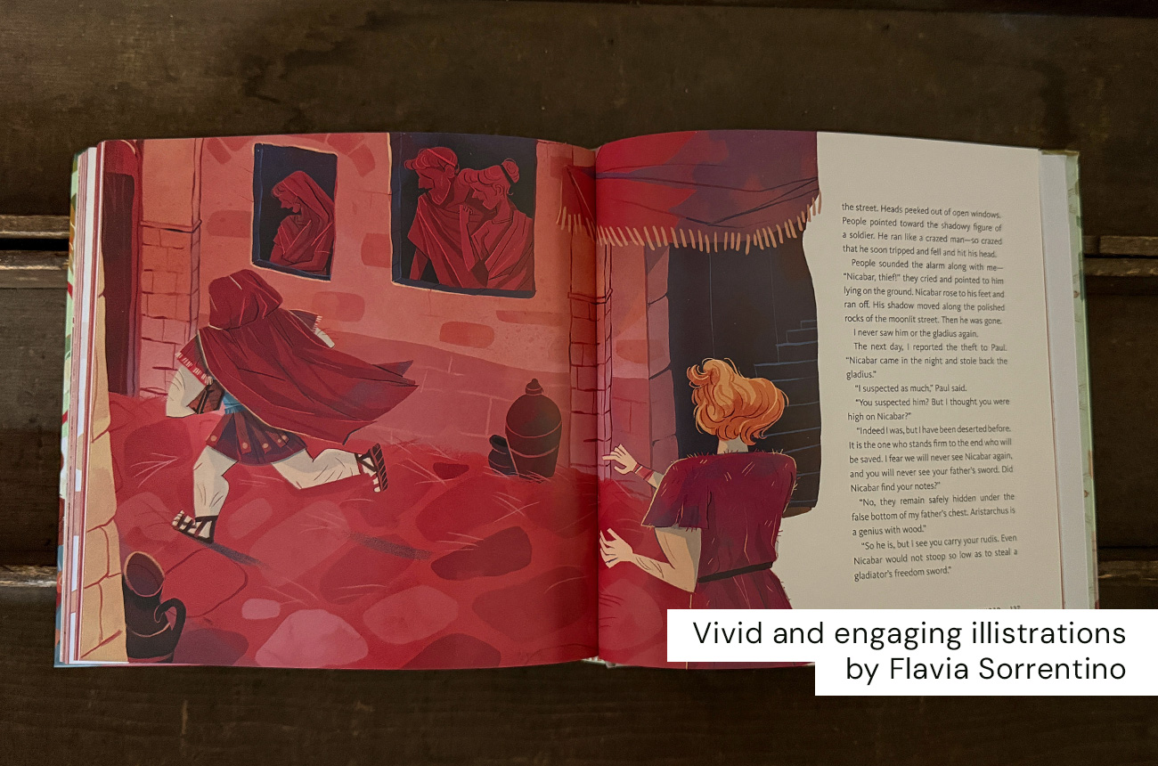 Following the format of his popular storybook studies, Machowski weaves a Bible study of the book of Romans with a fictional story. The Sword shares the story of Katana and Brant who find a wooden sword and ancient journal belonging to Magnus, a one-time gladiator who became a guard who watched over the apostle Paul while he was under house arrest. Their discovery leads the siblings on a quest to reveal the mystery of the swords by studying Magnus's journal. The Bible study portion of The Sword is presented as the study notes of Magnus. It was through his study of the gospel from Paul's letter to the Romans that Magnus received the Sword of the Spirit, the Word of God. Readers will learn alongside Katana and Brant the bad news of our sin and the good news that rescues us through the cross of Christ.