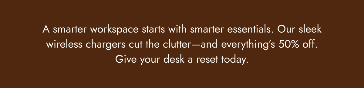 Courant charging trays power your devices and organize your everyday essentials—all in a coffee-table-worthy design. Plus, everything on site is 50% off.