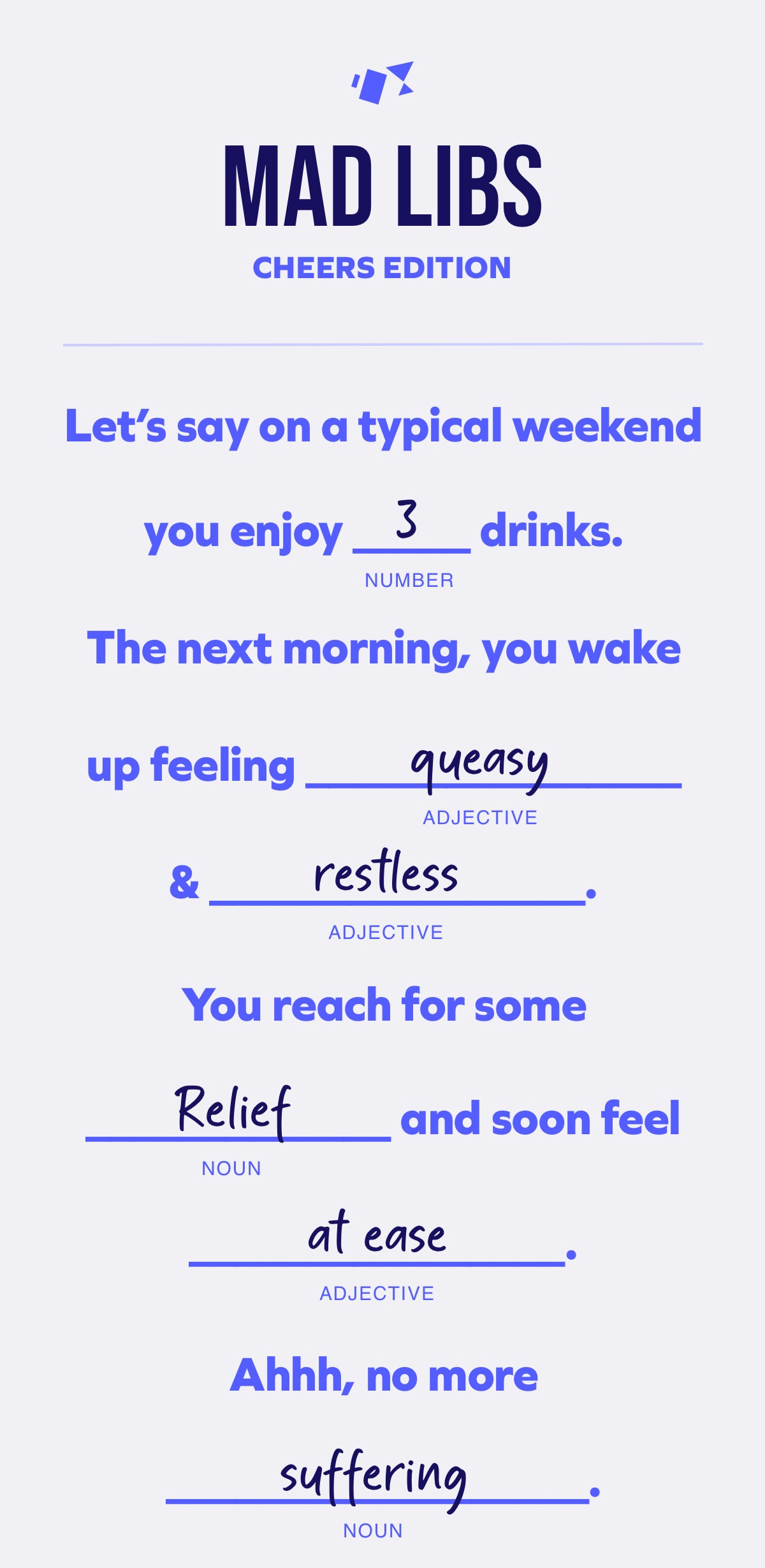 Mad Libs Cheers Edition 🤓 Cheers