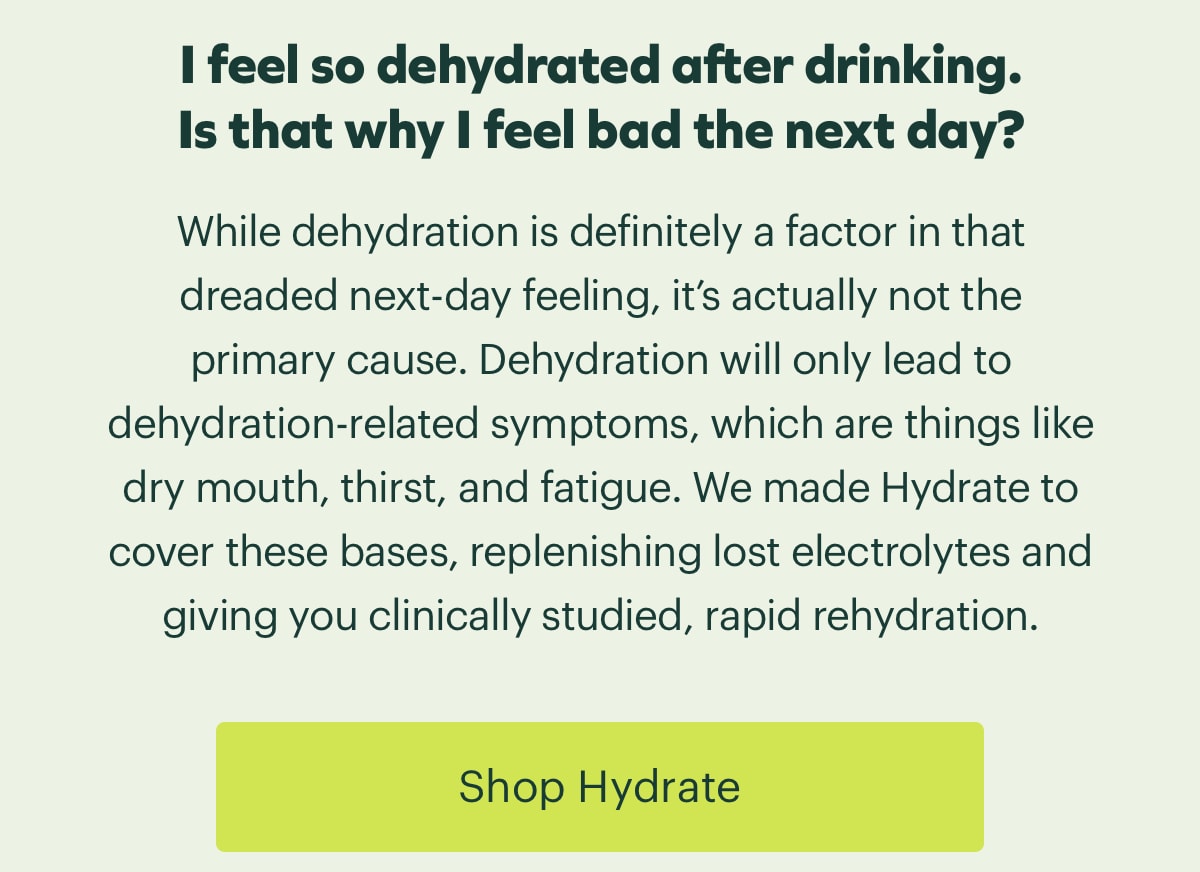 "Why do I feel bad the day after drinking?" 🍷 Cheers