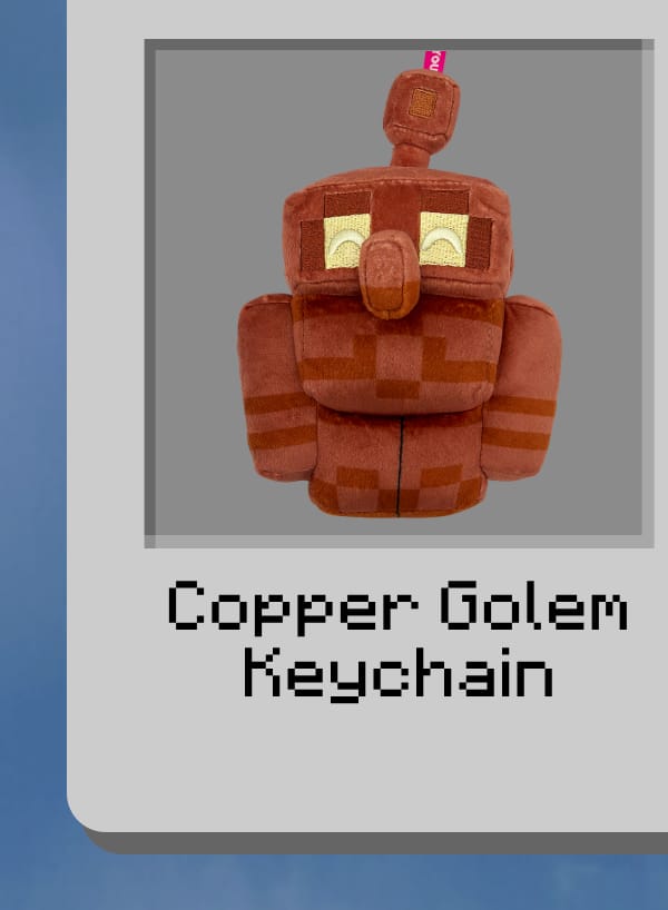 Copper Golem Keychain