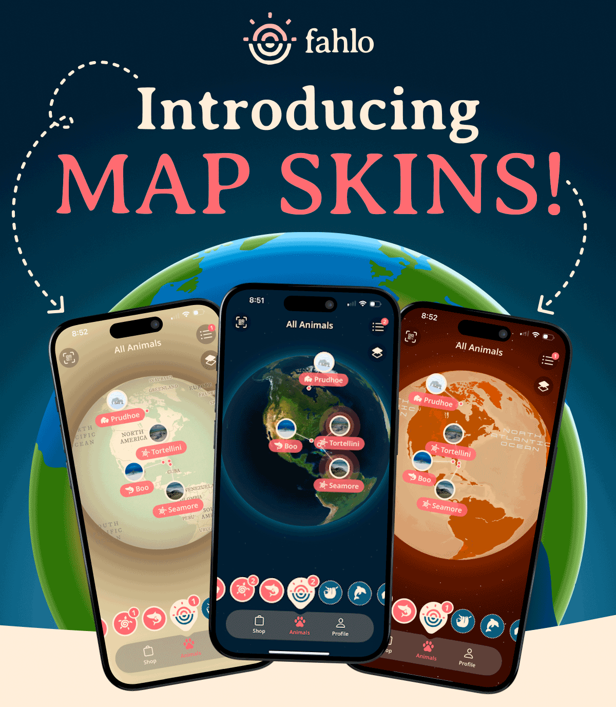 Introducing MAP SKINS! 🗺️🤩 Wildlife Collections