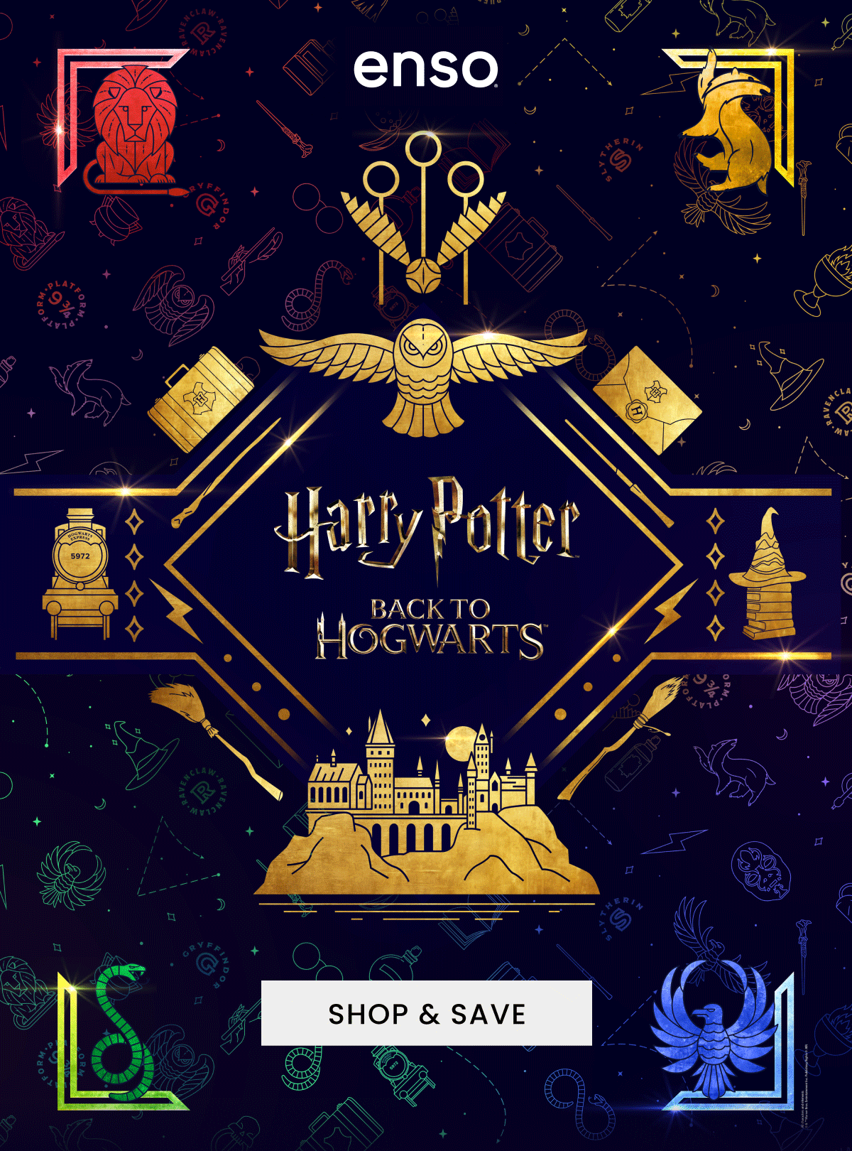 Enso | Save 25% - One week of magical savings on our entire Harry Potter collection. | Harry Potter Back to Hogwarts | Shop & Save
