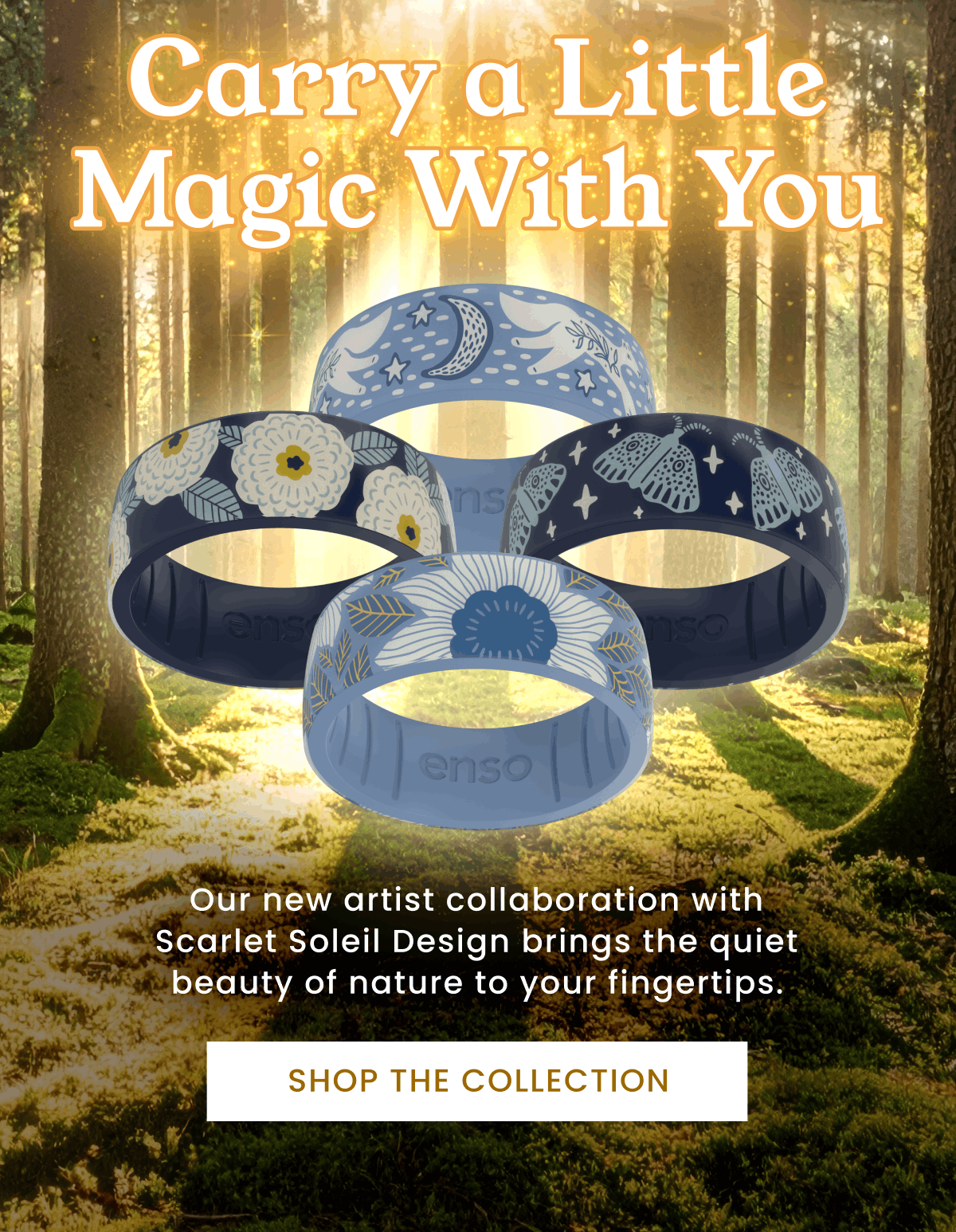 Carry a Little Magic With You | Our new artist collaboration with Scarlet Soleil Design brings the quiet beauty of nature to your fingertips. | Shop The Collection