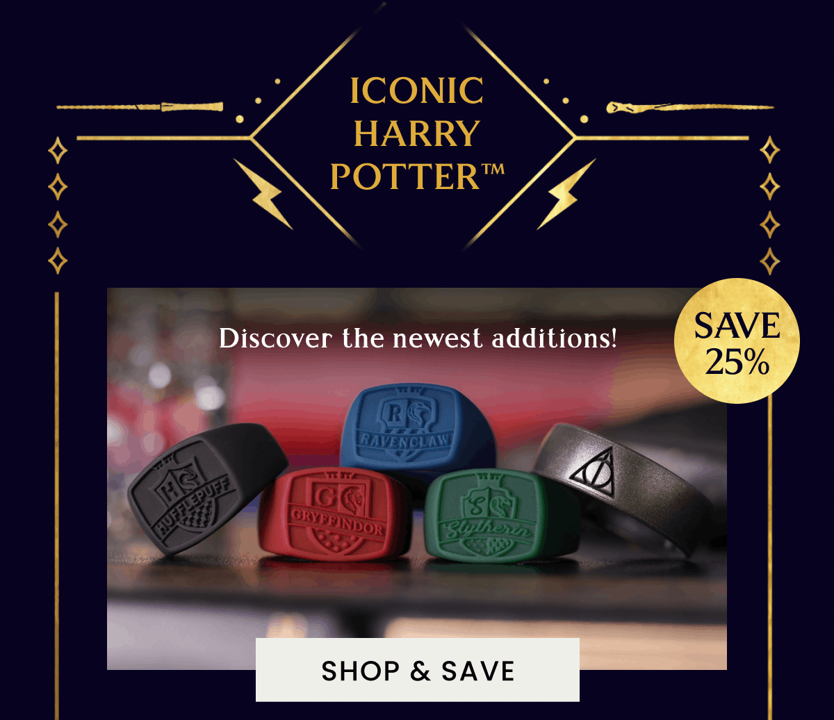Iconic Harry Potter | Save 25% | Discover the newest additions! | Shop & Save