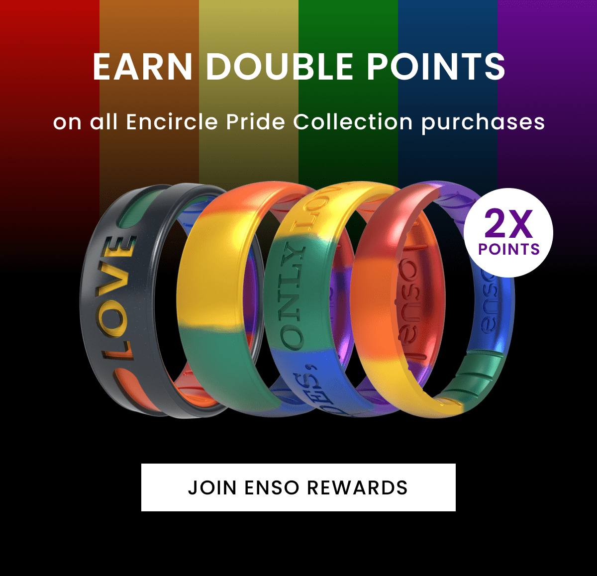 🌈 Wear it with PRIDE 🌈 Enso Rings