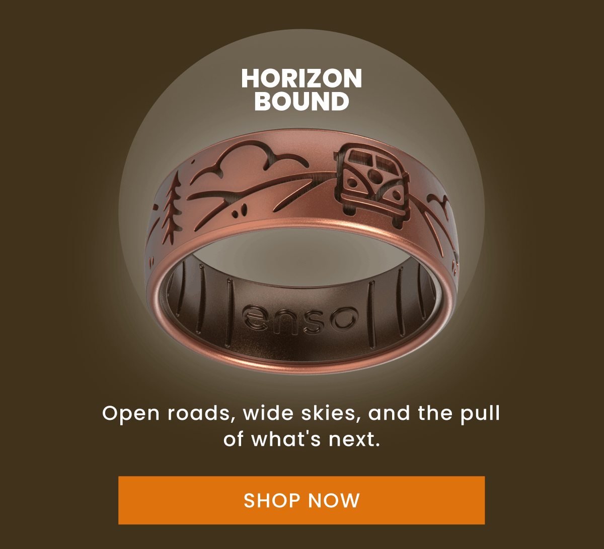 Horizon Bound | Open roads, wide skies, and the pull of what's next. | Shop Now