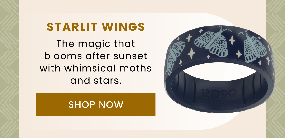Starlit Wings | The magic that blooms after sunset with whimsical moths and stars. | Shop Now