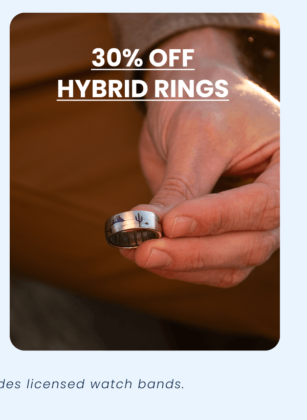 30% off Hybrid Rings