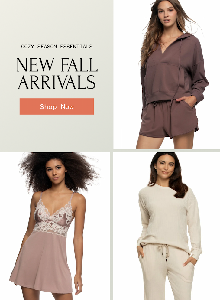 COZY SEASON ESSENTIALS NEW FALL ARRIVALS Shop Now