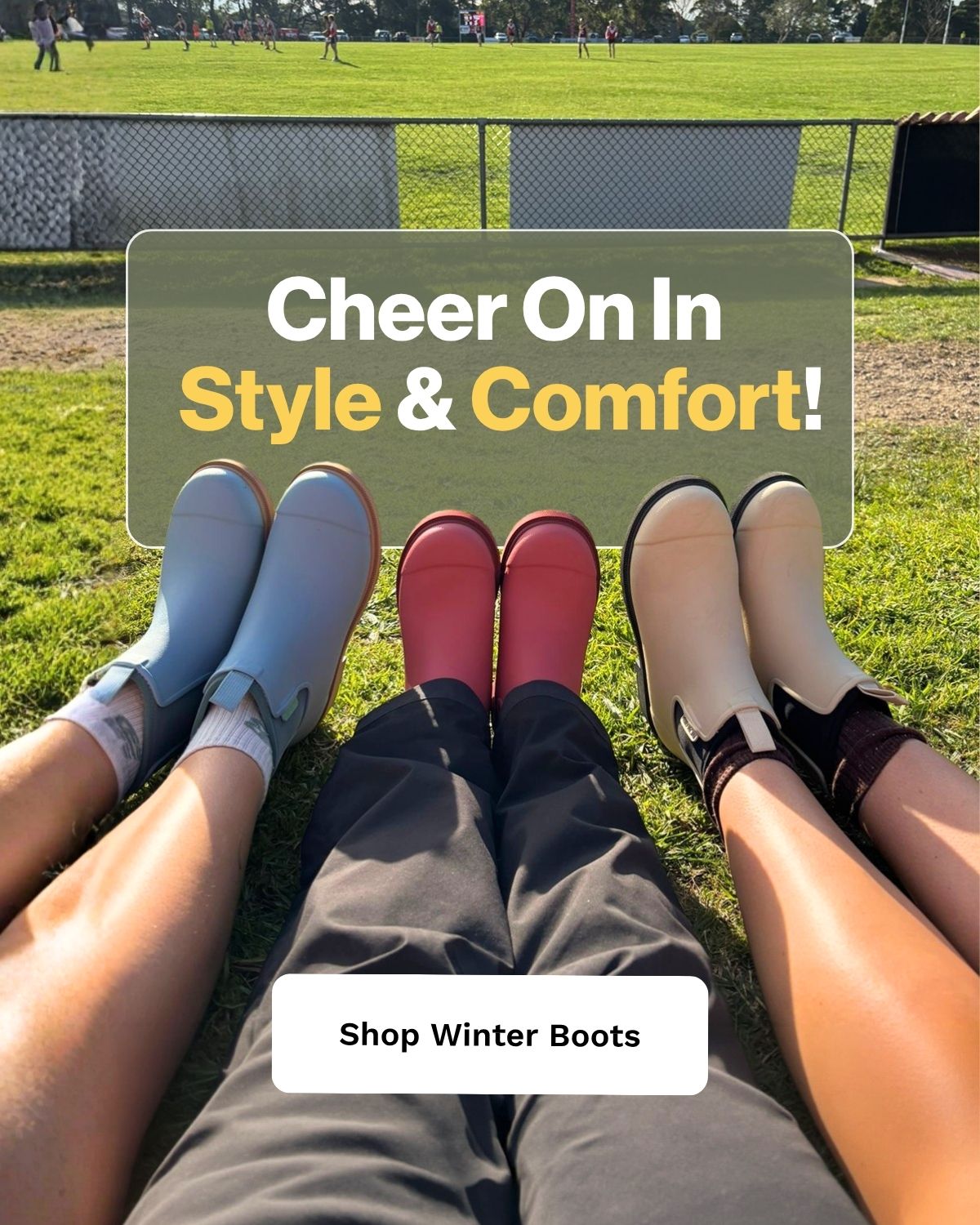 Cheer on in style and comfort! Shop winter boots >