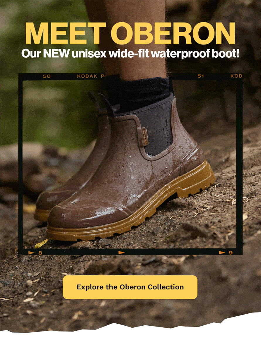 Meet Oberon: our NEW unisex wide-fit waterproof boot!