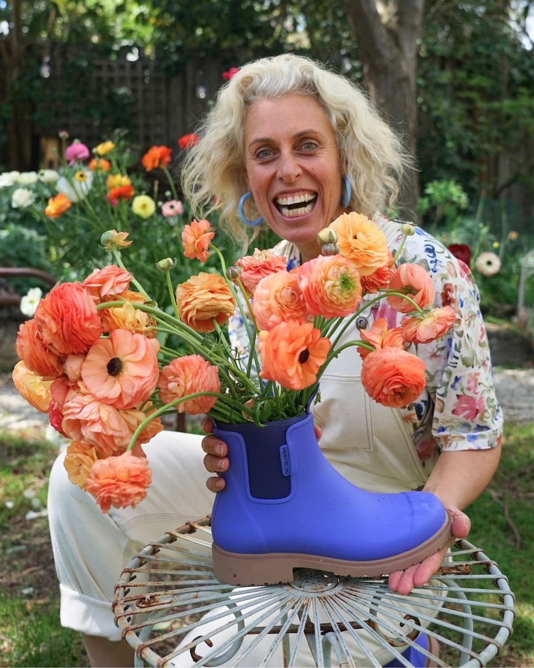 @petrinablooms with Violet Bobbi Boot