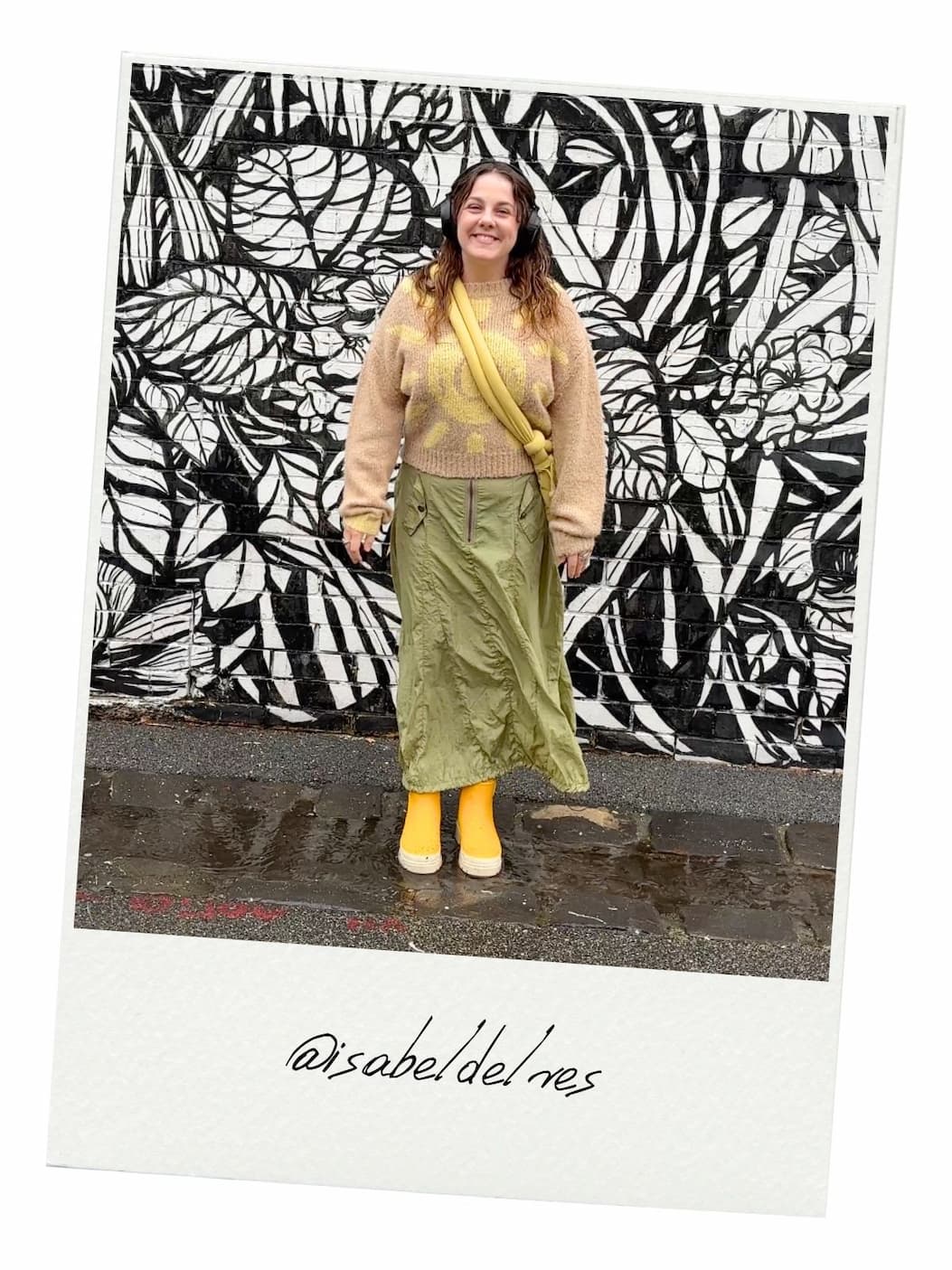 @isabeldelves wears Lemon Tully Boot