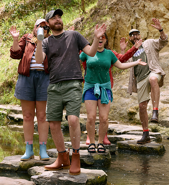 Camping in Merry Boots