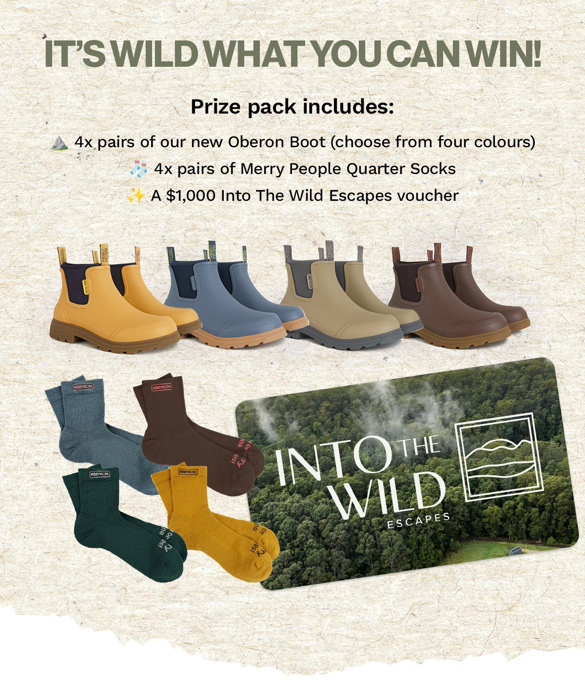 It's wild what you can win!