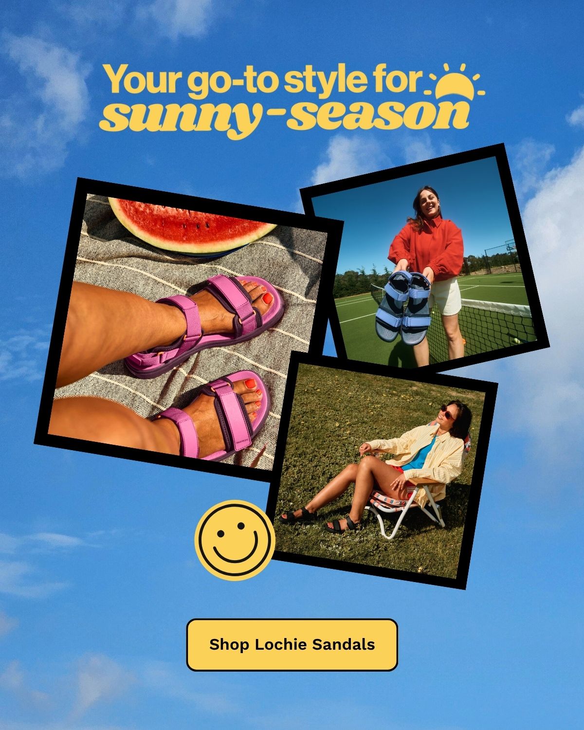 Lochie's your go-to style for sunny-season