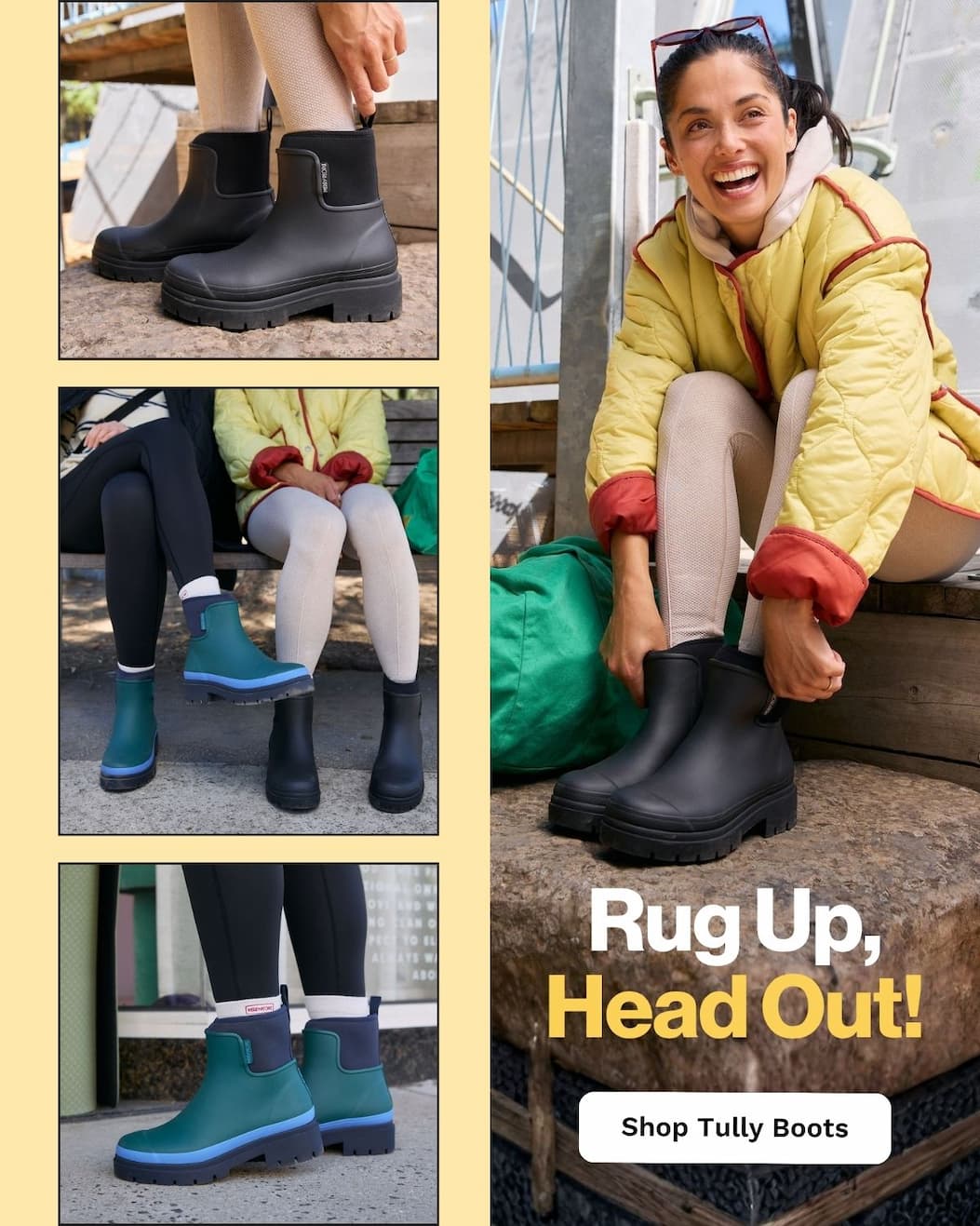 Rug up, head out! Shop Tully Boots >
