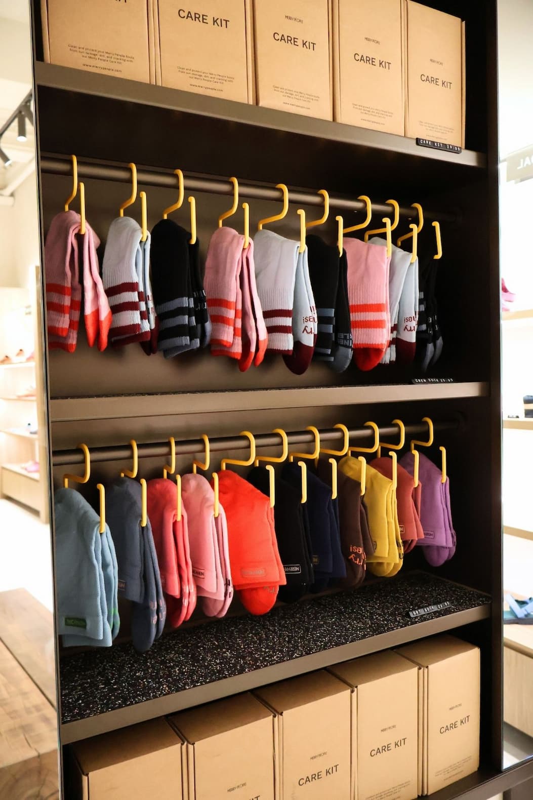 Accessories display at our retail store