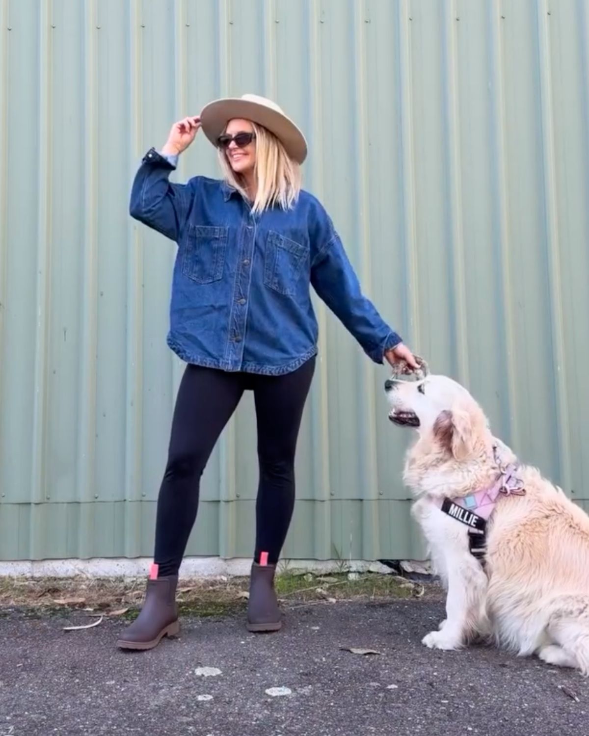 @kellyashleigh_styles wears Mocha Bobbi Boot