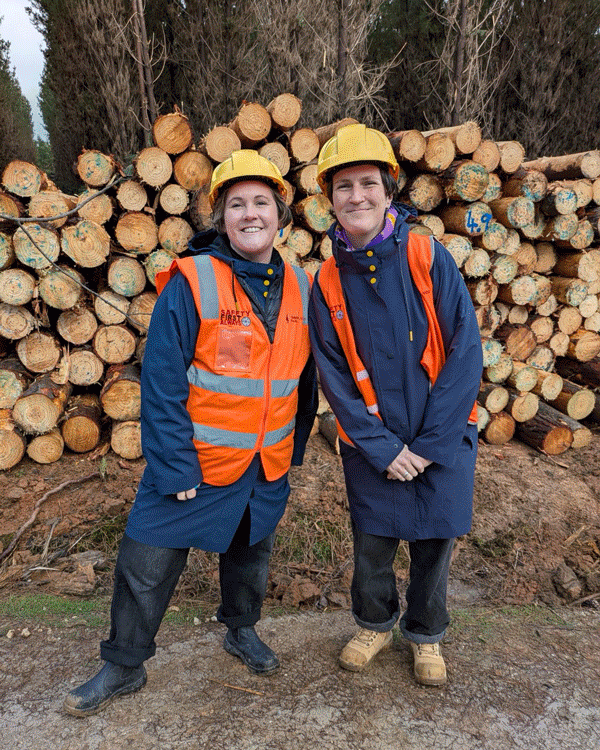 Our product team at FSC Forest Walk in Tasmania