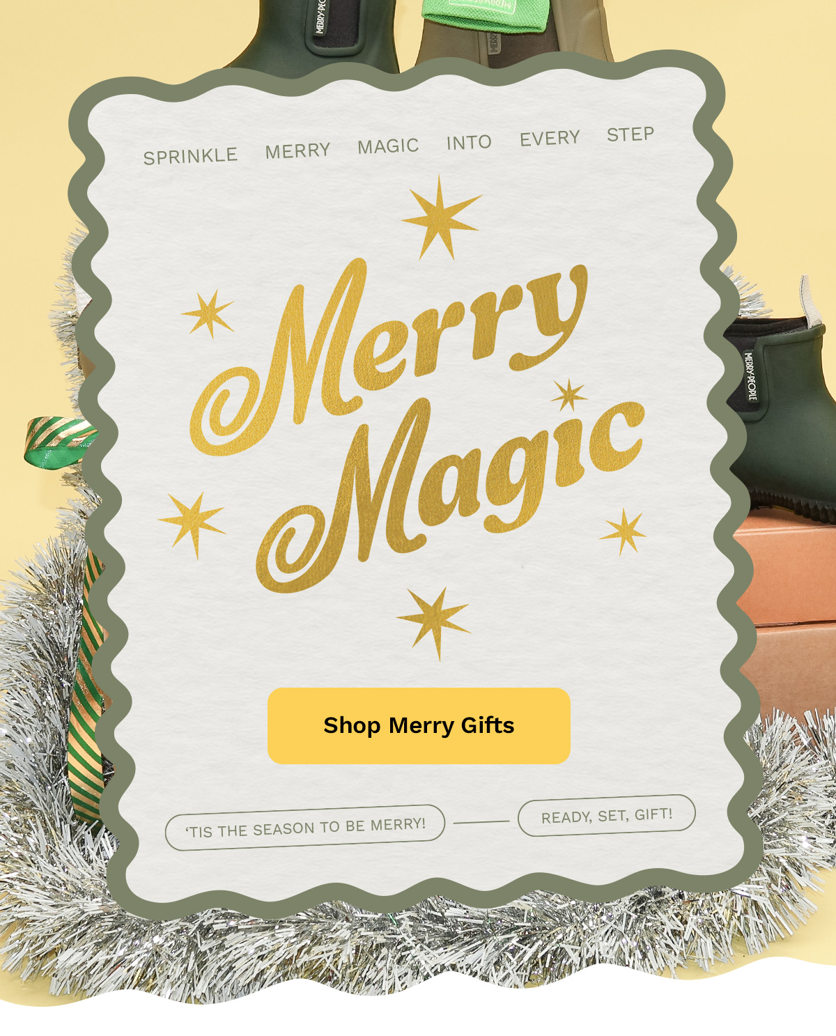 Merry Magic: sprinkle magic into every step!