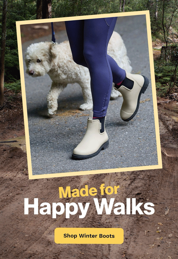 Made for happy walks! Shop Winter Boots >