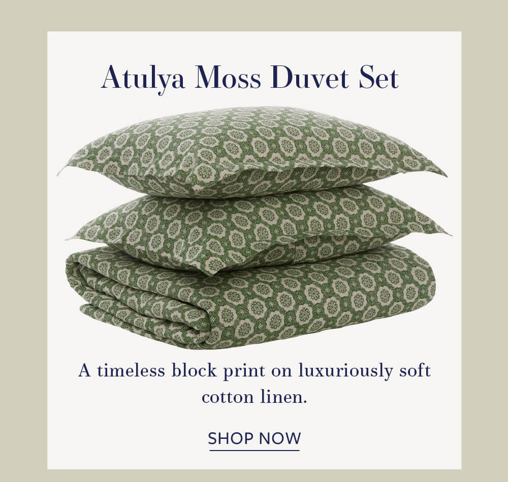 Atulya Moss Duvet Set