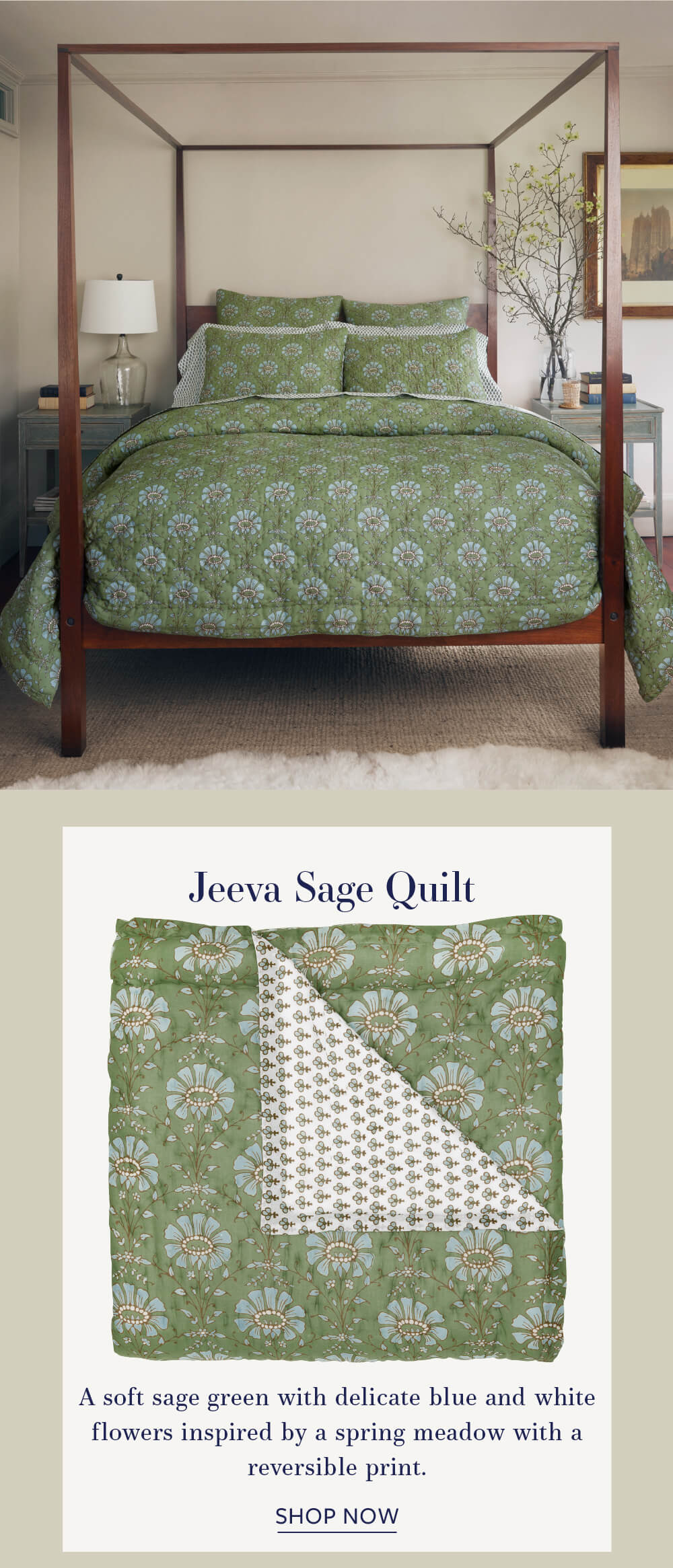 Jeeva Sage Quilt