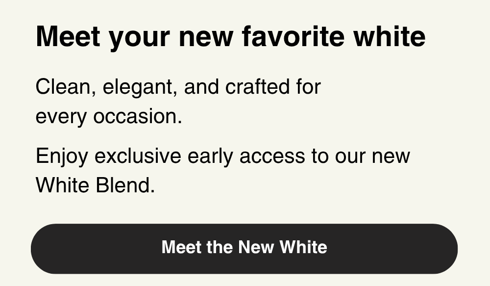 Meet your new favorite white
