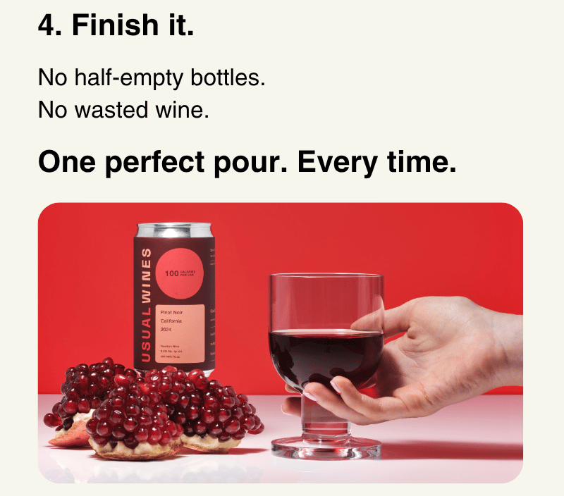 Finish it. No half-empty bottles.